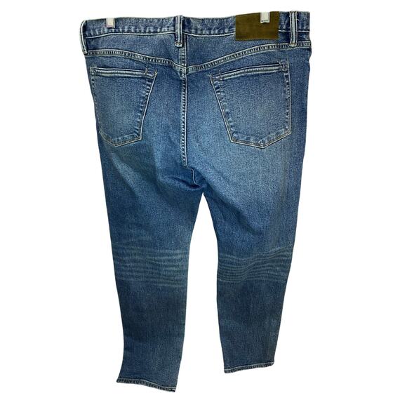 Todd Snyder Slim Fit Stretch Straight Leg Jeans Men’s 36 x 32 Light Wash Blue - Picture 2 of 10